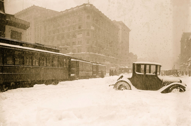 A chilling reminder of the ferocity of Mother Nature: historic U.S. snowstorms.